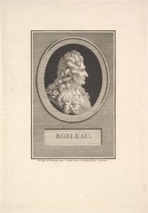 Retrato de Despréaux Nicolas Boileau, 1800. de Augustin de Saint Aubin