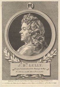 Retrato de Jean-Baptiste Lully, 1770. de Augustin de Saint Aubin