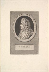 Retrato de Jean Racine, 1800. de Augustin de Saint Aubin