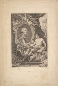 Retrato de Louis-Philippe, Duque de Orleans, 1778. de Augustin de Saint Aubin