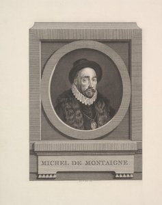 Retrato de Michel de Montaigne, 1774. de Augustin de Saint Aubin