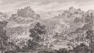 A Grande Vitória de Qurman, 1770. de Augustin de Saint Aubin