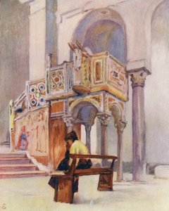 Púlpito de San Giovanni Del Toro, Ravello (litografia a cores)