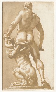 Hércules mata a Hidra de Lerna