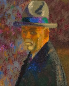 Augusto Giacometti autorretrato 1934