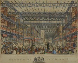 Interior do Palácio de Cristal, 1851