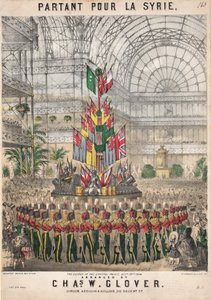 Deixando para a Síria. Palácio de Cristal, 28 de outubro de 1854