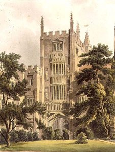 The Old Gate at Magdalen College, ilustração da 