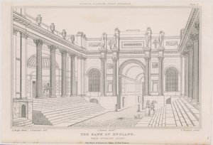 Banco da Inglaterra, Tribunal de Lothbury de Augustus Charles Pugin