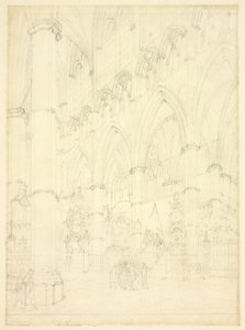 Corredor Norte, Abadia de Westminster de Augustus Charles Pugin