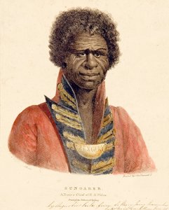 Bungaree, um chefe nativo de NS do País de Gales