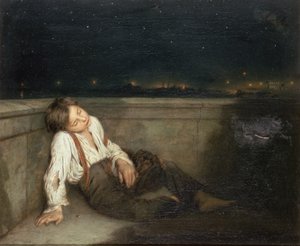 Um Recesso sobre uma Ponte de Londres (óleo sobre tela)
