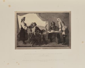 Primeira entrevista de Pedro, o Grande com Catarina Pedro, o Grande, vê Catarina para o..., 1858.