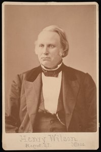 Retrato de Henry Wilson 1812-1875, antes de 1876. de Augustus Marshall