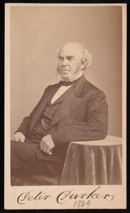 Retrato de Peter Parker 1804-1888, 1869. de Augustus Marshall