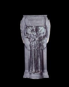 Amor caritas Alto relevo em bronze por Augustus Saint Gaudens (Saint-Gaudens) (1848-1907)