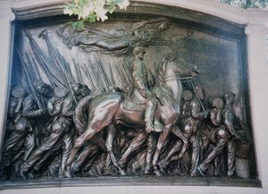 O Robert Gould Shaw (1837-63) Memorial ao 54º Regimento Afro-Americano de Massachusetts