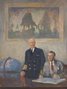 O Alto Comando - Painel Direita, 1947-1949. de Augustus Vincent Tack