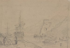 Estudos de Composição (desenho) de Augustus Wall Callcott