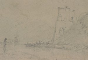 Estudos de Composição (desenho) de Augustus Wall Callcott