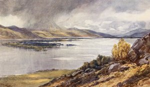 Loch Maree (litografia a cores) de Augustus Watford Weedon