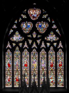 Janela do Leste com Jesse Tree, c.1844 (vitral) de Augustus Welby Northmore Pugin