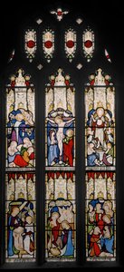 Eventos da Vida de Cristo e da Virgem Maria, 1851 (vitrais) de Augustus Welby Northmore Pugin
