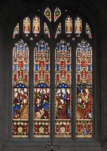 Eventos na Vida de Santa Maria Madalena, 1848 (vitrais) de Augustus Welby Northmore Pugin