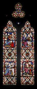 Lady Chapel Window com cenas da vida da Virgem, 1851 (vitral) de Augustus Welby Northmore Pugin