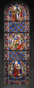 Vida de Santa Ana, 1848 (vitral) de Augustus Welby Northmore Pugin