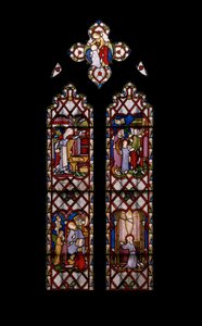Vida da Virgem, c.1854 (vitral) de Augustus Welby Northmore Pugin