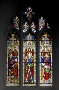 St. Andrew & Christs Miracles, 1851 (vitral) de Augustus Welby Northmore Pugin