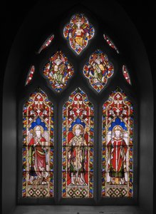 St. Osmund e St. Thomas, 1848 (vitral) de Augustus Welby Northmore Pugin