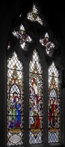 A Crucificação, 1852 (vitral) de Augustus Welby Northmore Pugin