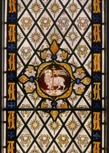 O Cordeiro de Deus, detalhe, 1842 (vitral)
