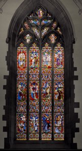 Tipos com Anti-Tipos, 1850 (vitral) de Augustus Welby Northmore Pugin