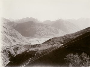 Junção do rio Pamir com o Hindu Kush mais além de Aurel Stein