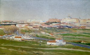 O prado de San Isidro - Aureliano de Beruete