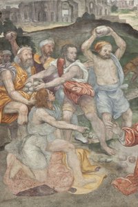 O martírio de Santo Estêvão, detalhe, capela esquerda