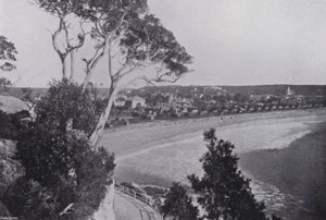 Sydney, NSW: Manly Beach (foto a p/b) de Australian Photographer
