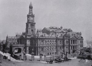 Sydney, NSW: Prefeitura (foto a p/b) de Australian Photographer