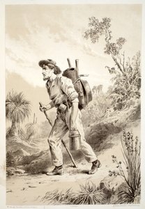 Digger on the Tramp, da história da Australásia por David Blair, McGrady, Thomson e Niven, 1879