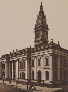Melbourne, Austrália: Câmara Municipal de Prahran (litografia) de Australian School