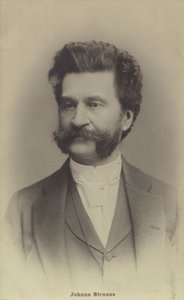 Retrato de Johann Strauss II de Austrian Photographer