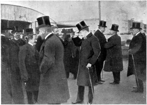 Cena do assassinato do arquiduque Franz Ferdinand e sua esposa Sophie, duquesa de Hohenberg, 1914