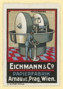 Fabricantes de papel Eichmann & Co, Arnau am Elbe, Praga, Viena de Austrian School