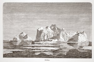 Icebergs, com o Tegetthoff, 1876 de Austrian School