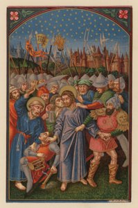 Jesus a Judaeis comprehensus (chromolitho) de Austrian School