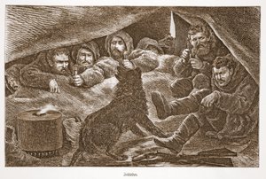 Vida na tenda, 1896 de Austrian School