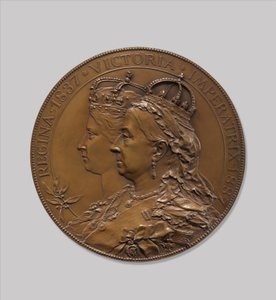 Medalha em comemoração do Jubileu da Rainha Victoria de Austrian School